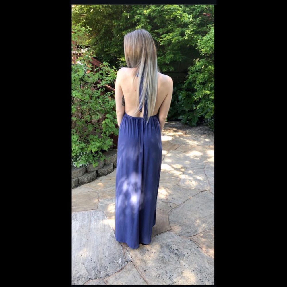 Maxi halter dress